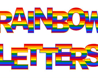 340x270 Letter Clipart Rainbow