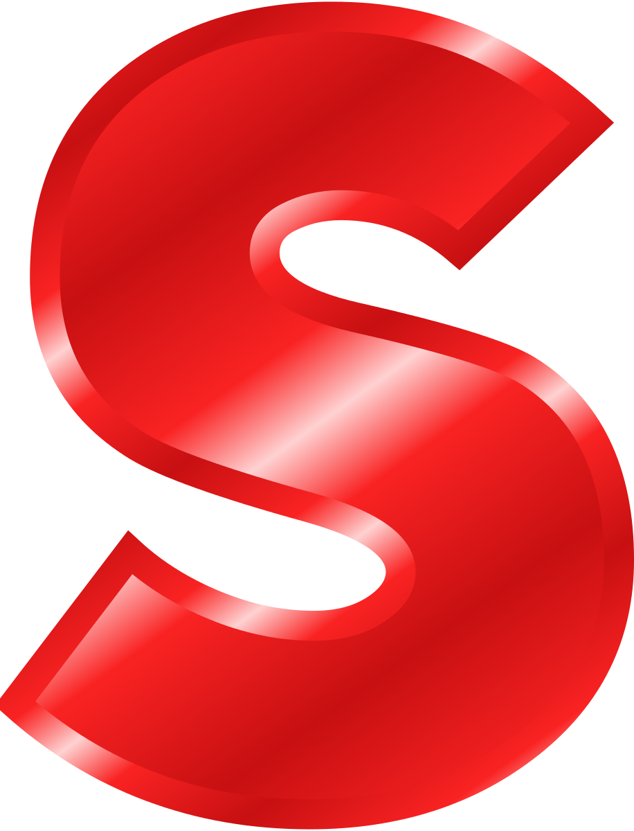 916x1200 Letter S Clipart