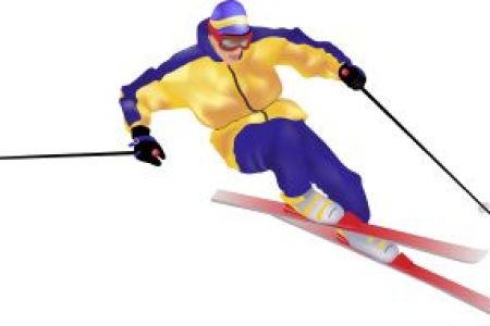 450x300 Alpine Skiing Clip Art