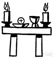 182x199 Clip Art Communion Altar Clipart