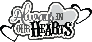 300x138 Forever In Our Heart Clip Art Cliparts