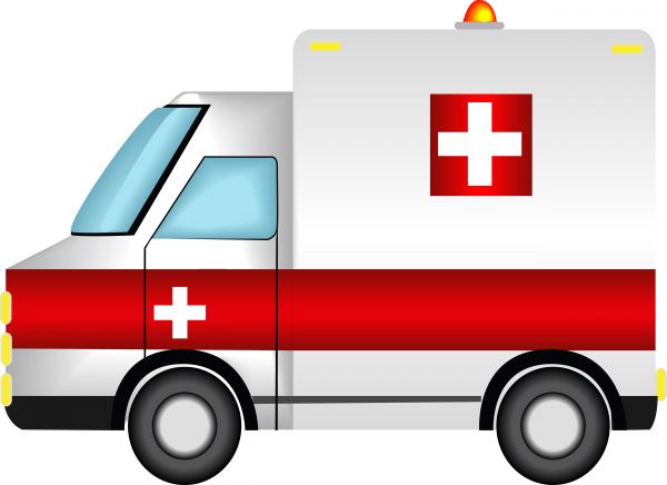 600x436 Digital Image Of A Ambulance.