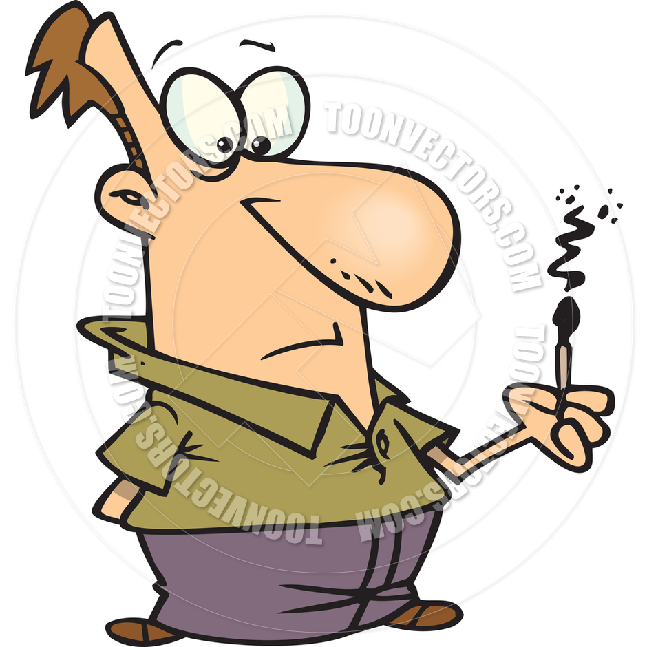 940x940 Cartoon Match Fizzle By Ron Leishman Toon Vectors Eps