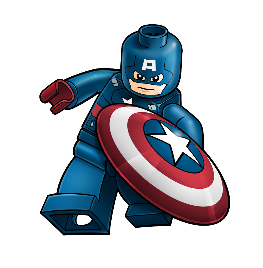 900x916 Captain America Lego Hd Clip Art Png Background