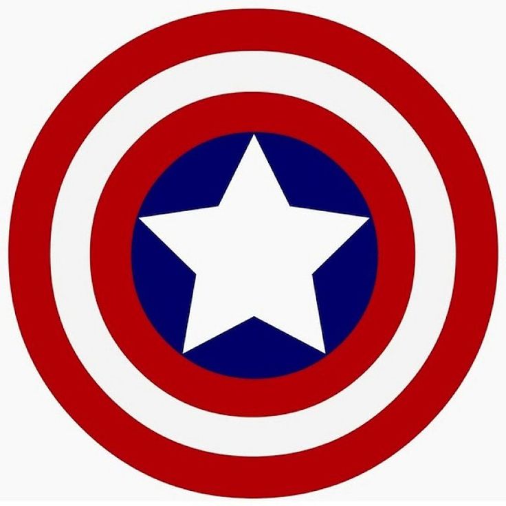 736x736 Captain America Logo Clip Art Clipart