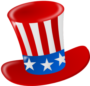 298x288 Uncle Sam American Hat Clip Art