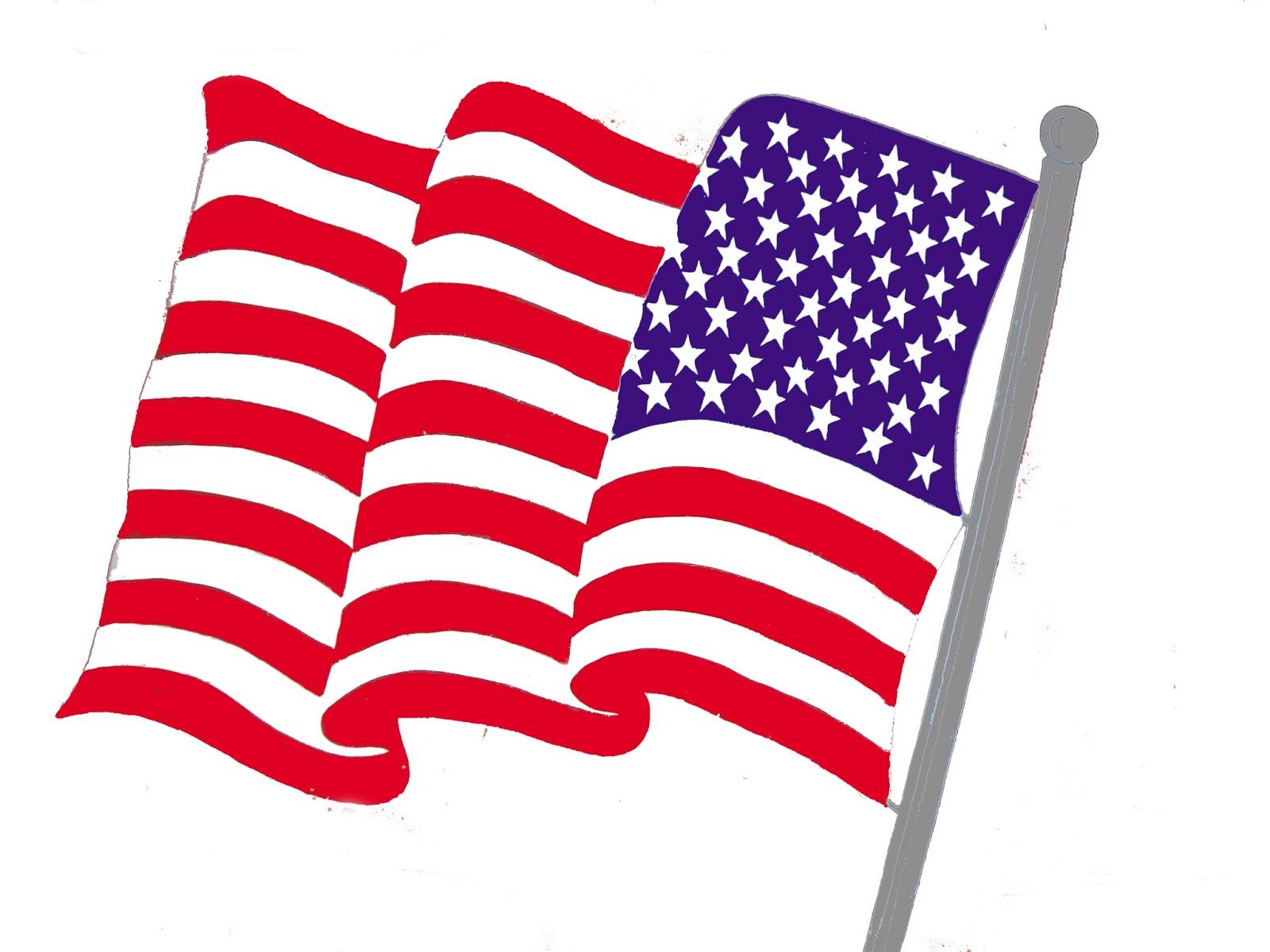 1600x1200 Top 10 American Flag Clipart Free Graphics United States Ima