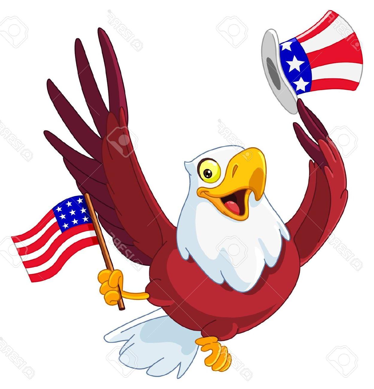 1250x1300 Best Free American Patriotic Eagle Stock Vector Cartoon Image