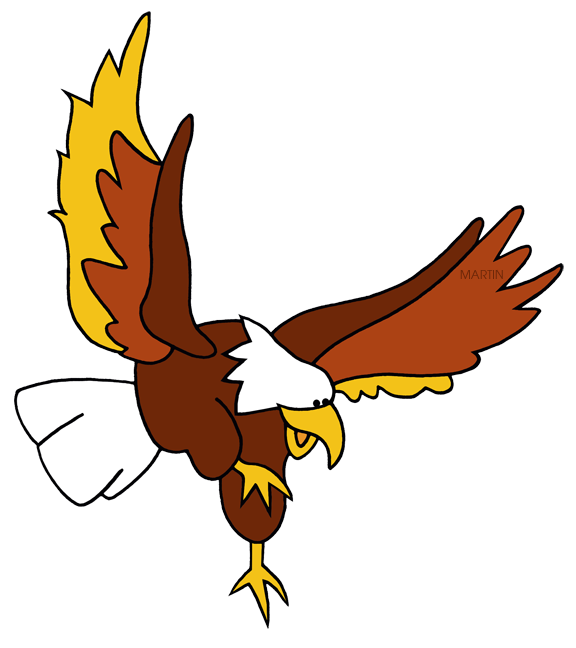 576x648 Colonial America Clip Art By Phillip Martin, American Eagle