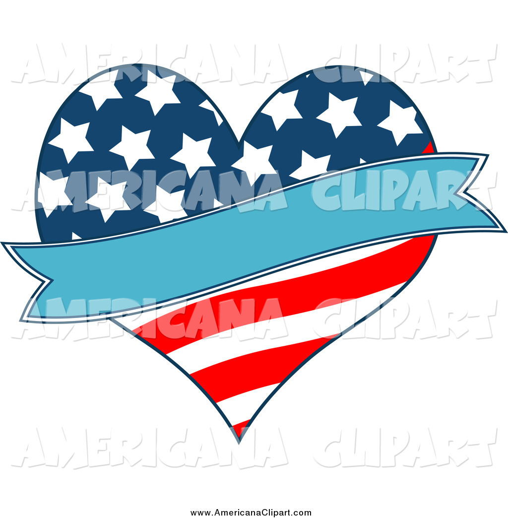 1024x1044 Americana Vector Clip Art Of A Patriotic American Heart And A Blue