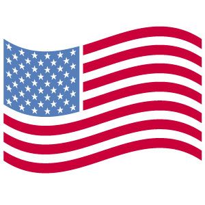 American Flag Cartoon Clipart