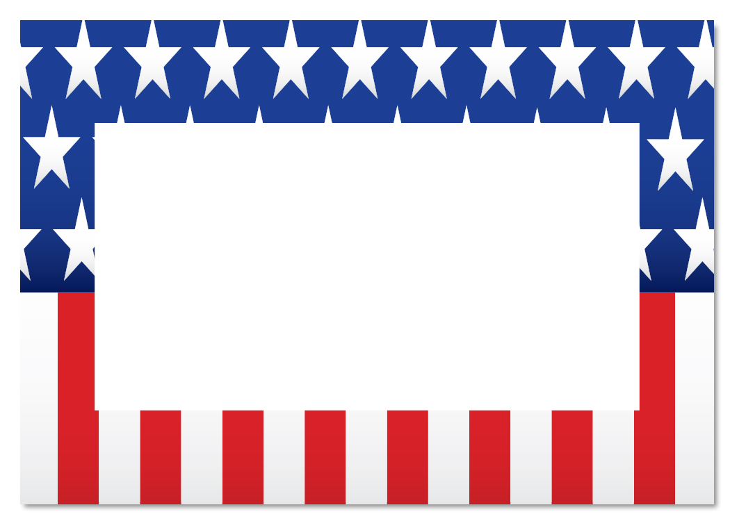 1050x750 American Clipart Border