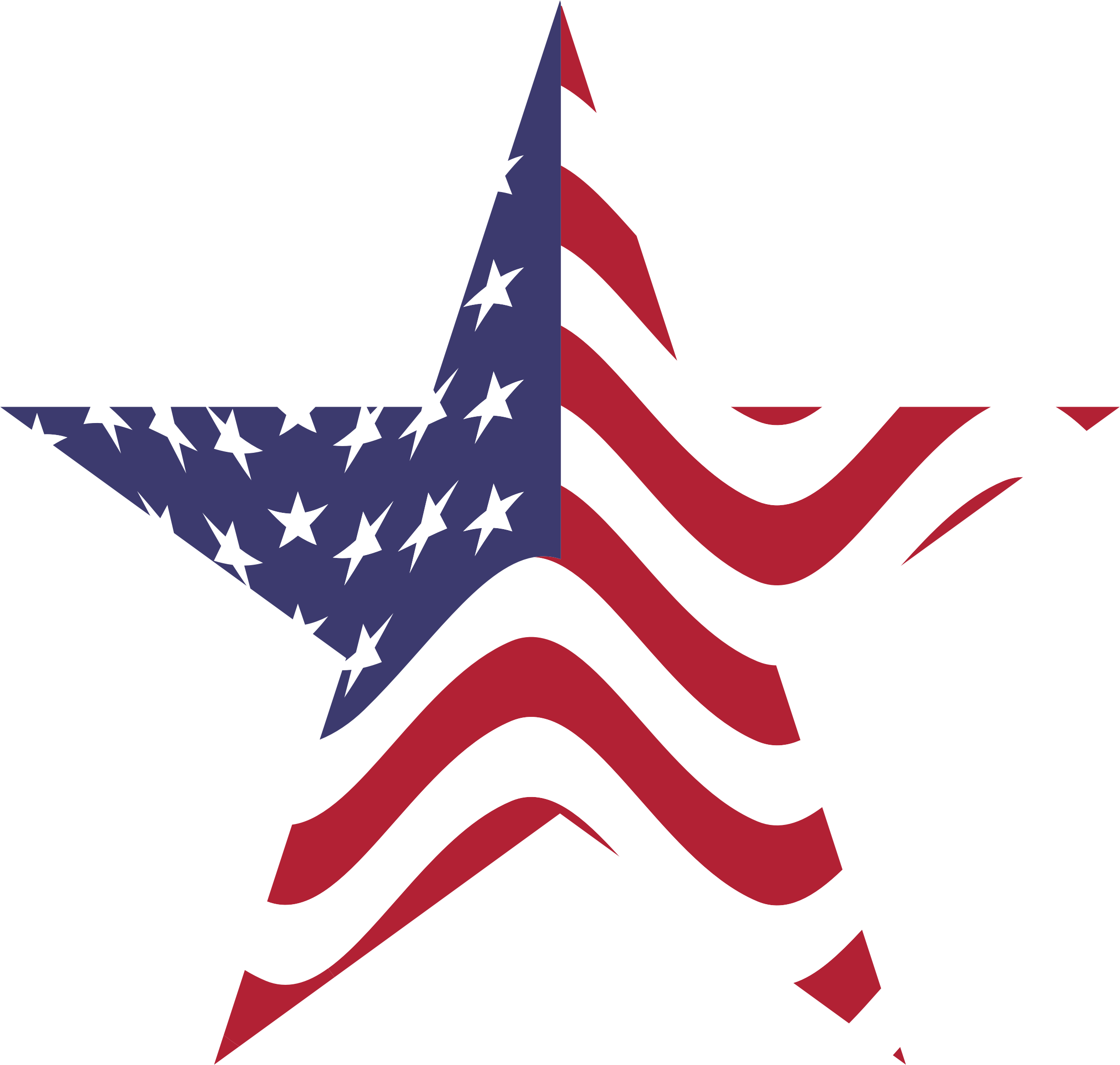 2332x2218 Us Flag Clipart American Flag Star