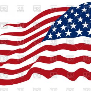 300x300 American Flag Clipart Vectpr