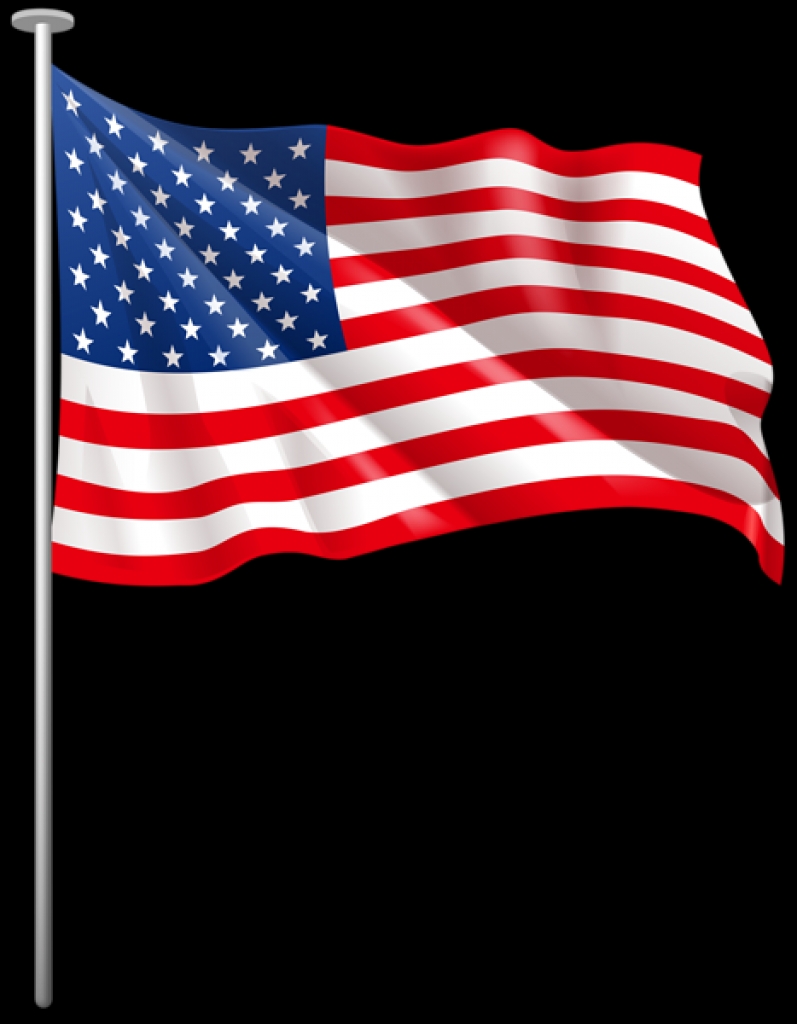 797x1024 Usa Flag Clipart 0 Pdclipartpng United States Flag Clip Art