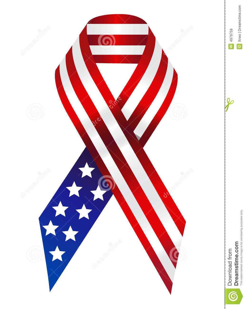 1035x1300 Ribbon Clipart Flag