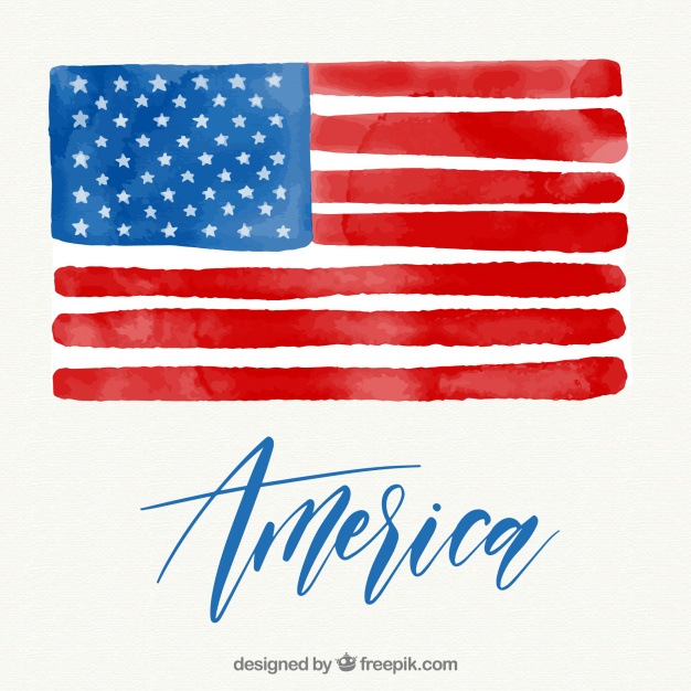 626x626 Brush Stroke American Flag Vector Free Download