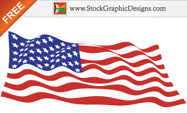 600x365 Usa Flags Free Vector Graphics 123freevectors
