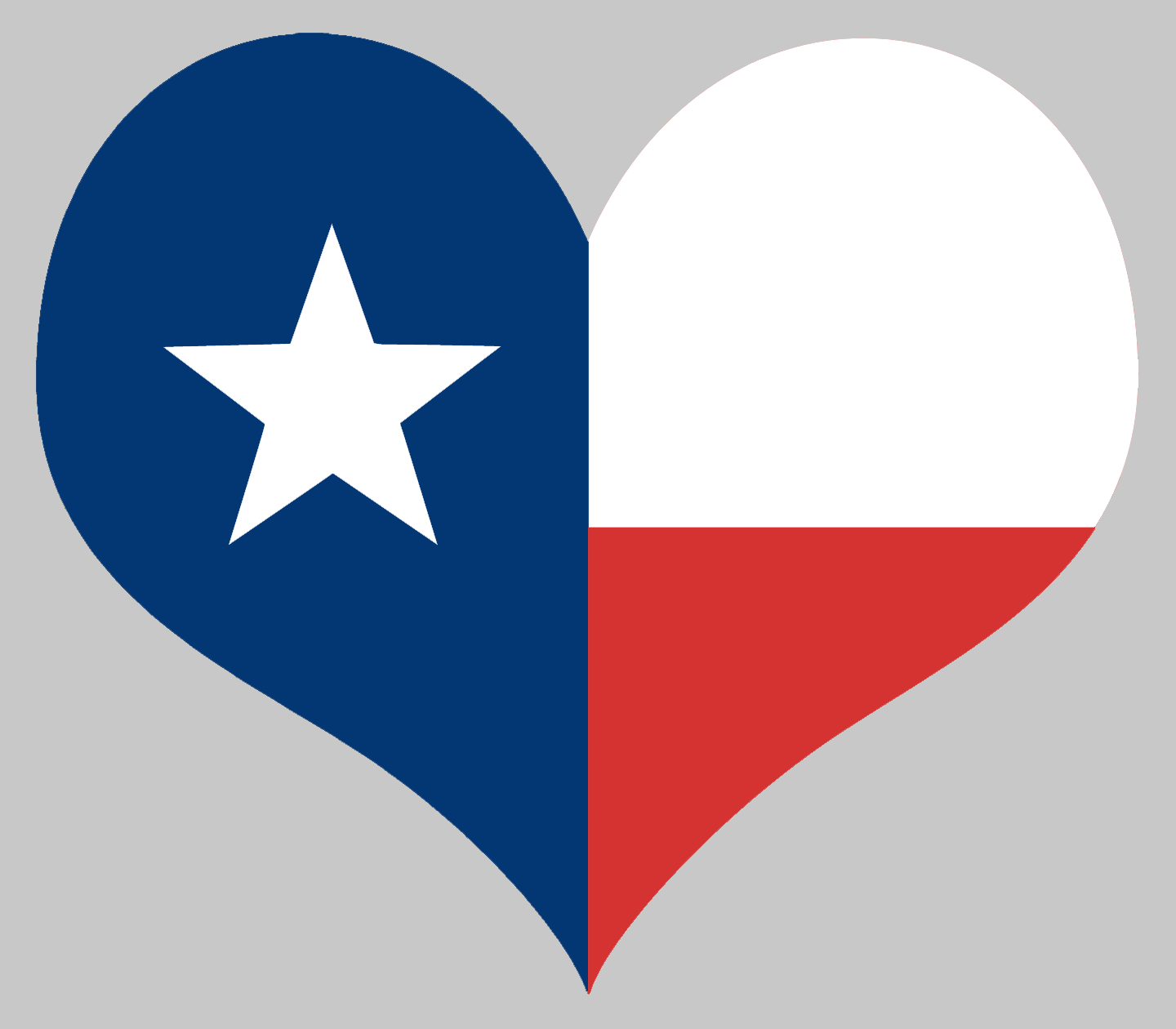 1440x1260 American Flag Heart Clipart