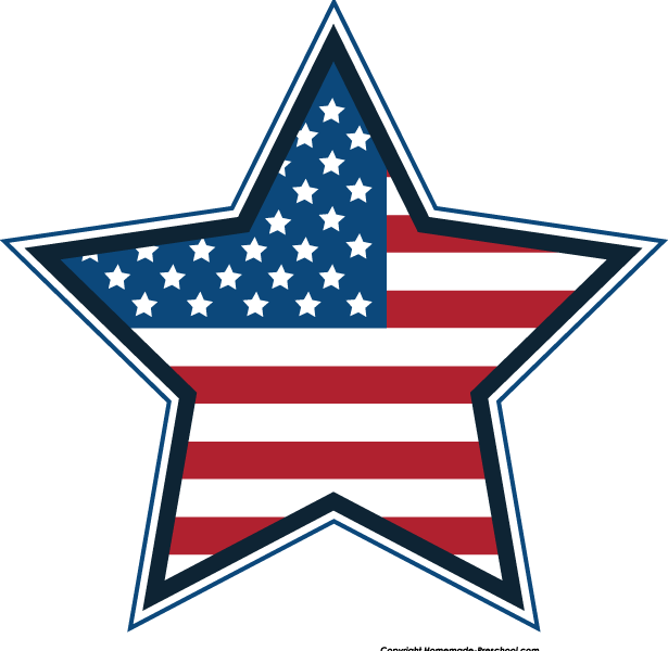 615x600 Sweet Looking American Flag Clip Art Free Flags Clipart