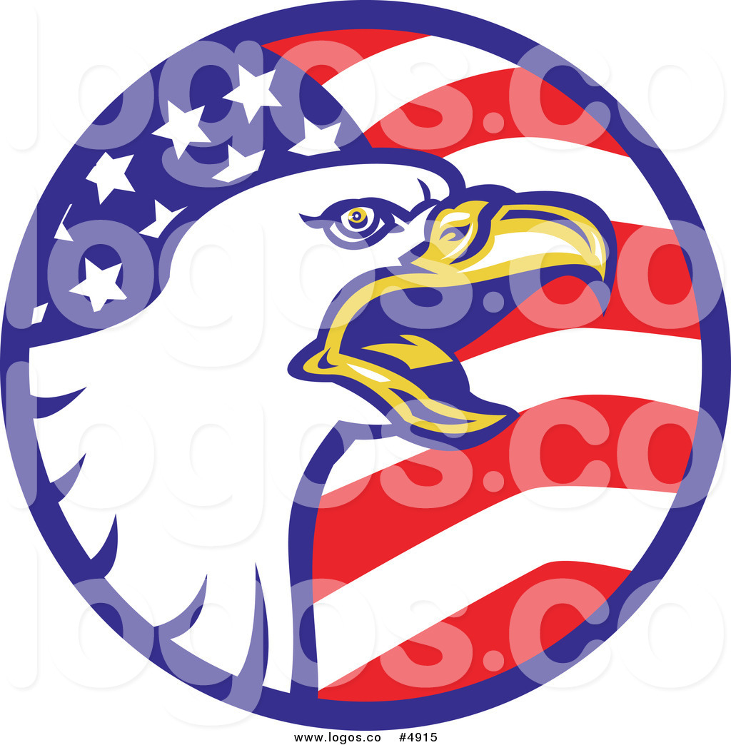1024x1044 Royalty Free Vector Of A Bald Eagle American Flag Circle Logo By