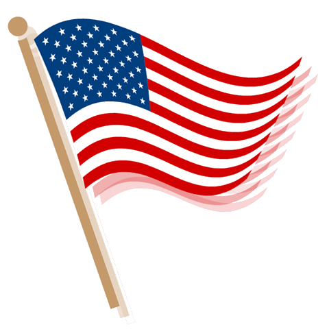 480x480 American Flag Clip Art Waving Waves1