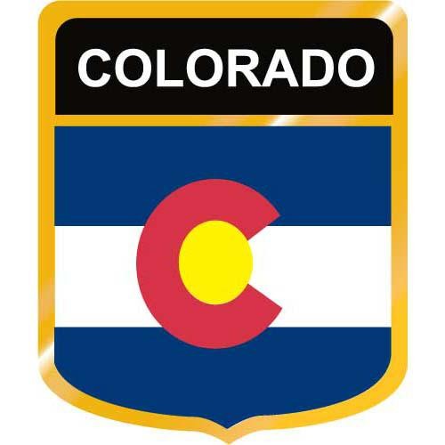 500x500 Colorado Flag Crest Clip Art