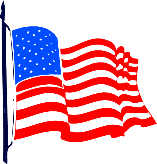 506x527 Us Flag Clip Art And American Flag Dromfep Top Clipartix