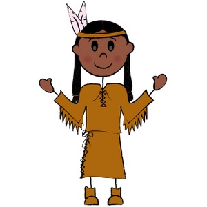 300x300 Native American Indian Clip Art