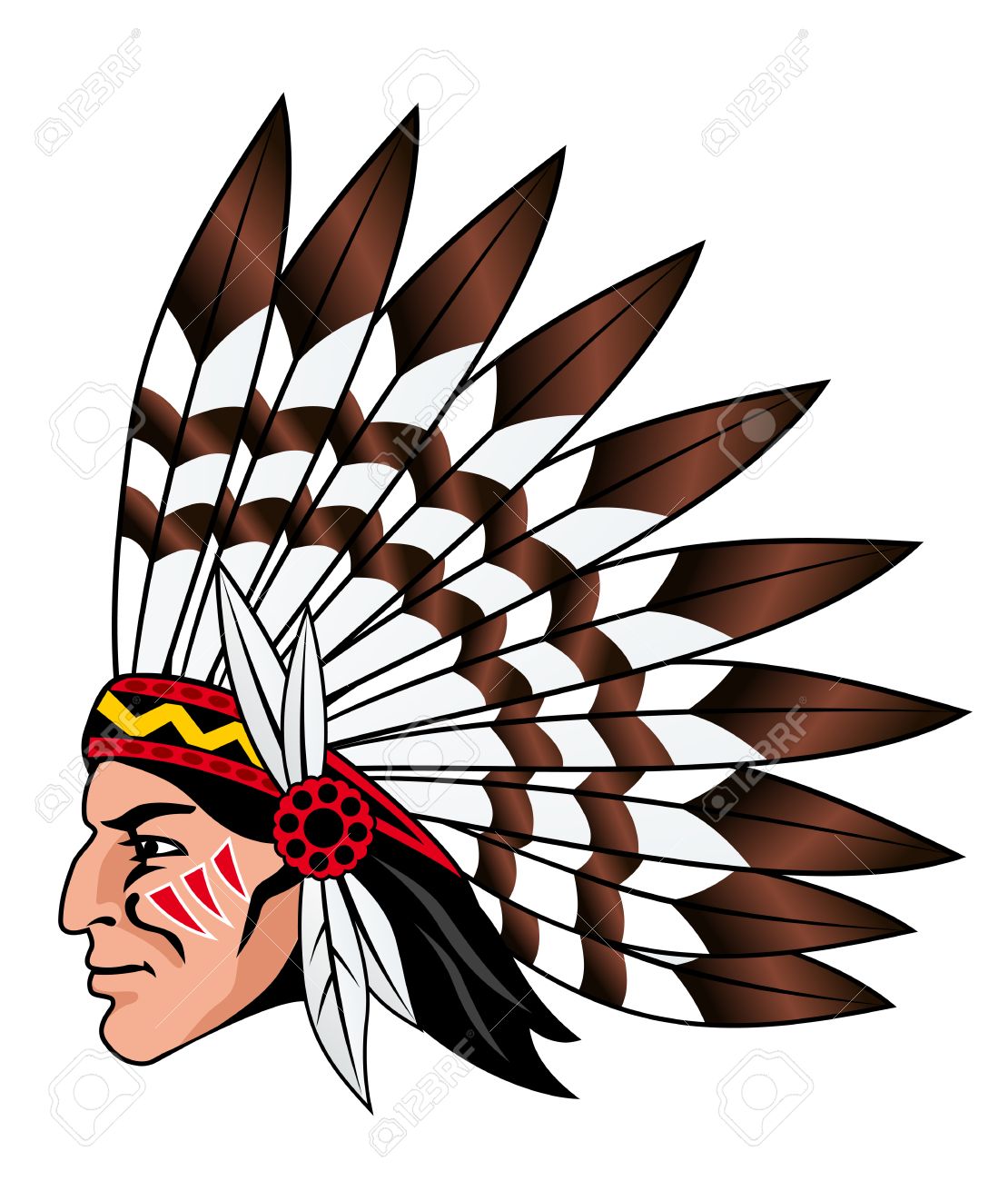1110x1300 Native American Indian Chief Head Clip Art Image Clipartix