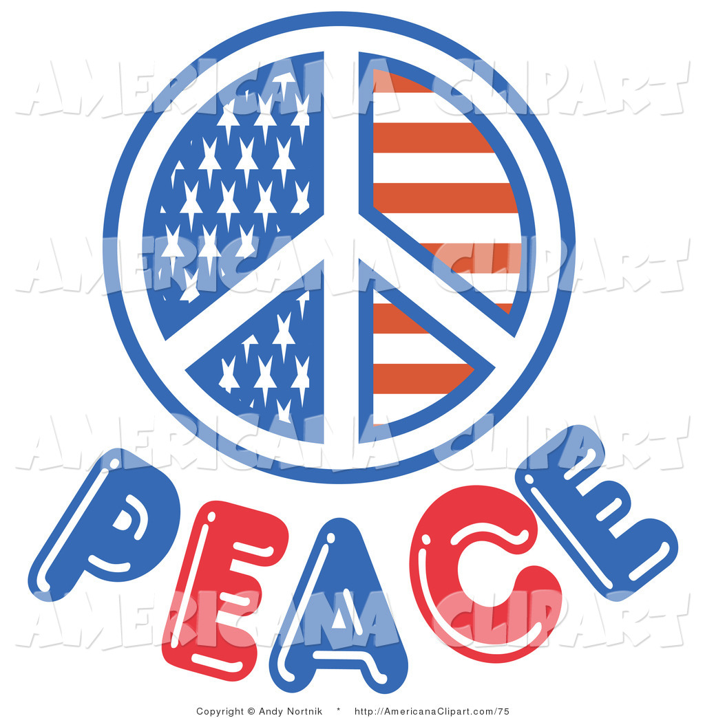 1024x1044 Americana Vector Clip Art Of A Red White And Blue American Peace