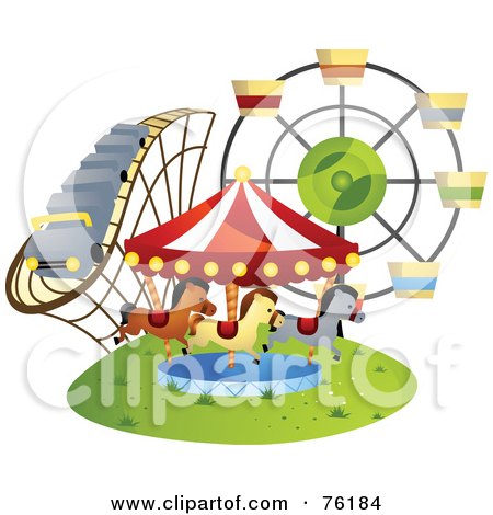 450x470 Amusement Park Clipart Fair Ride