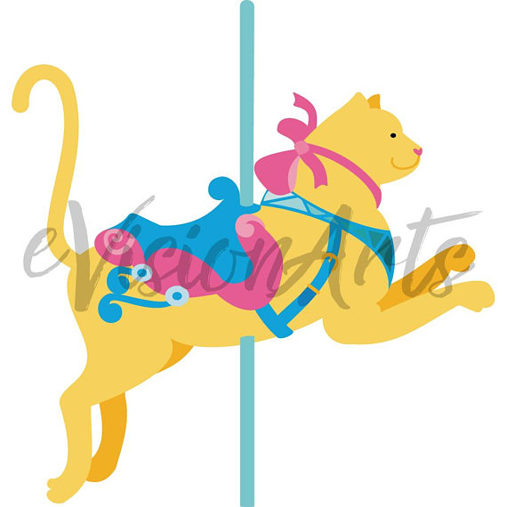 570x570 Carousel Animal Clipart Carousel Clip Art Animal Clipart
