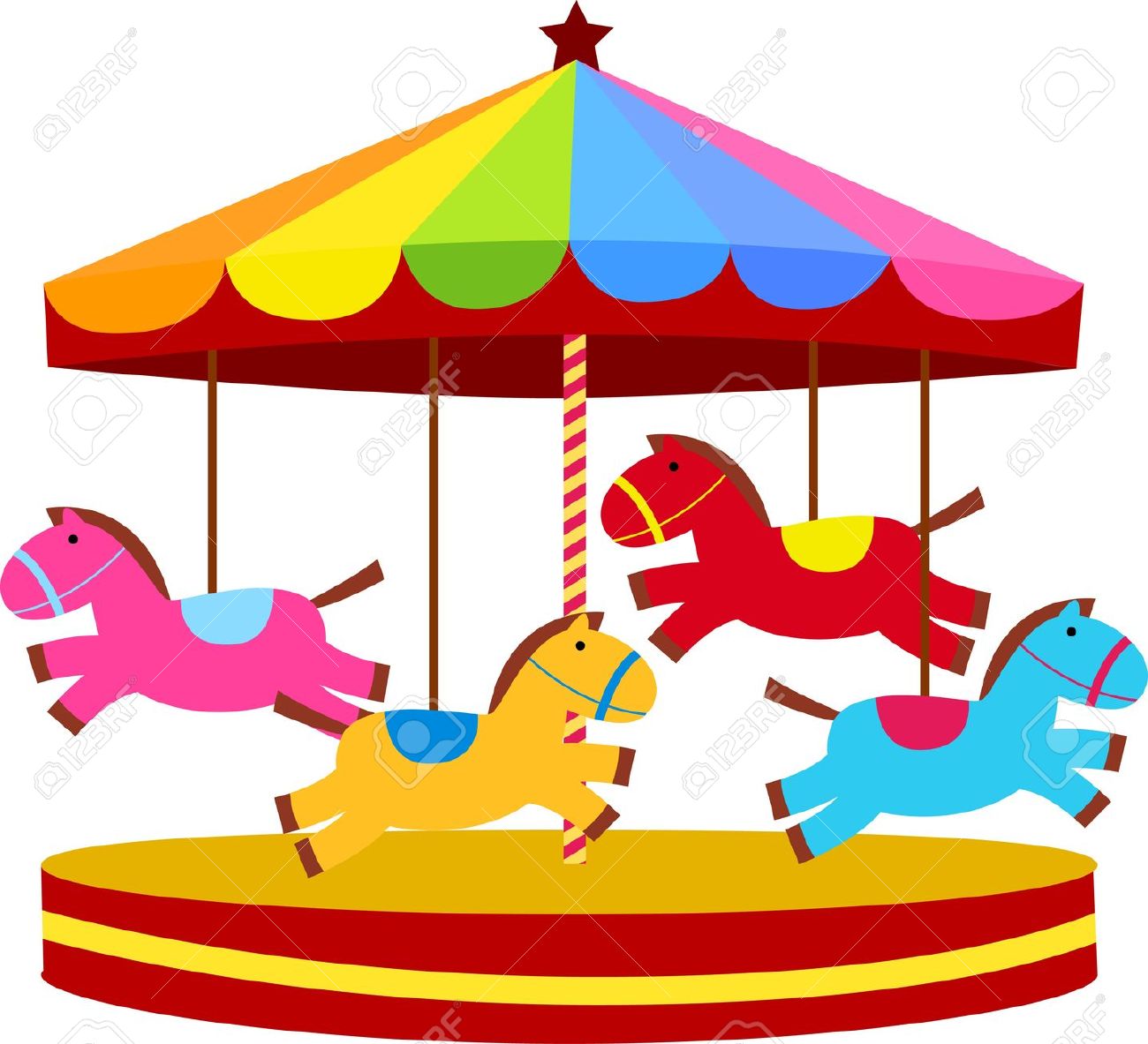 1300x1183 Carousel Clip Art