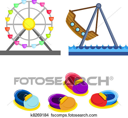 450x415 Drawings Of Amusement Park Clip Art K8269184