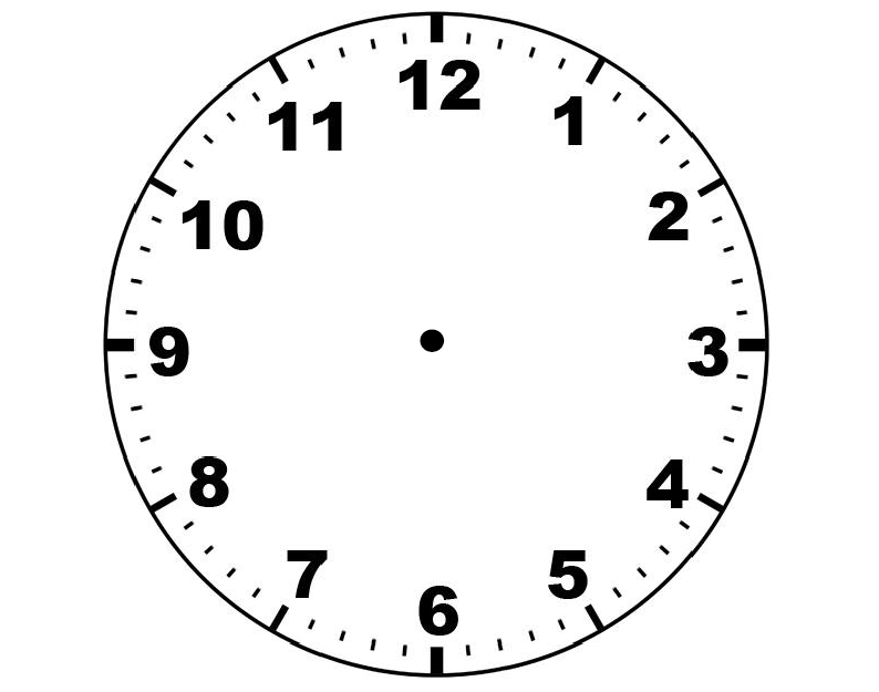 Analog Clock Without Hands Clipart | Free download on ClipArtMag