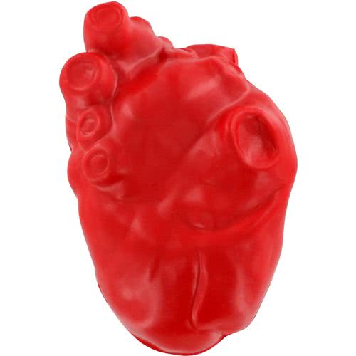 500x500 Promotional Anatomical Heart Stress Balls With Custom Logo