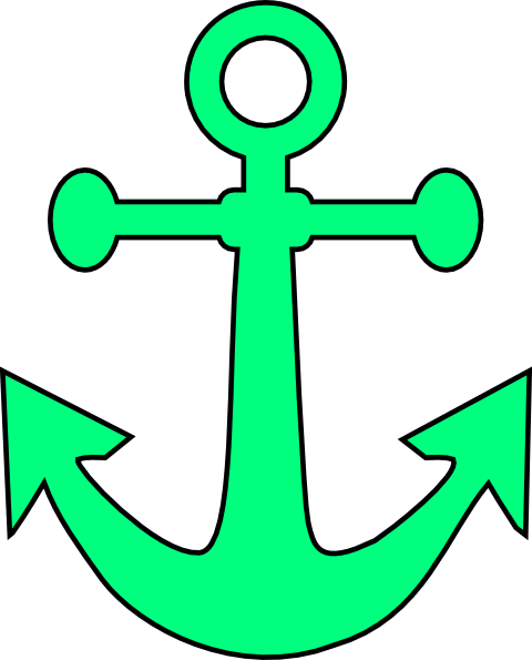 480x595 Cartoon Anchor Clipart