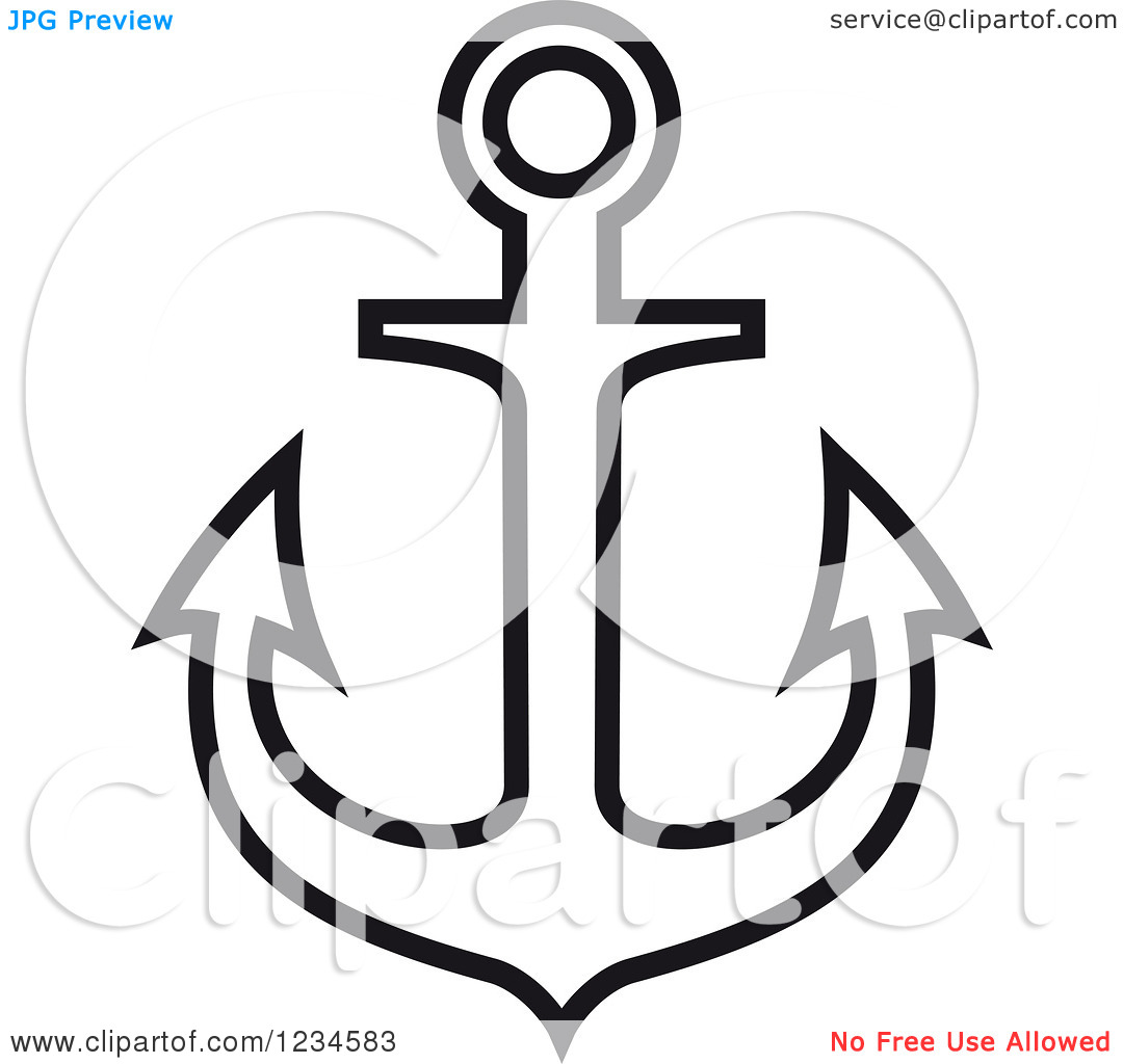 Anchor Clipart Black And White
