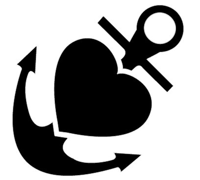 408x368 Clipart Anchor Silhouette Jpeg