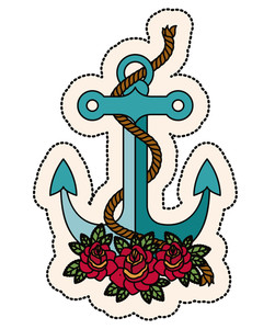 251x300 Ship Anchor With Rope