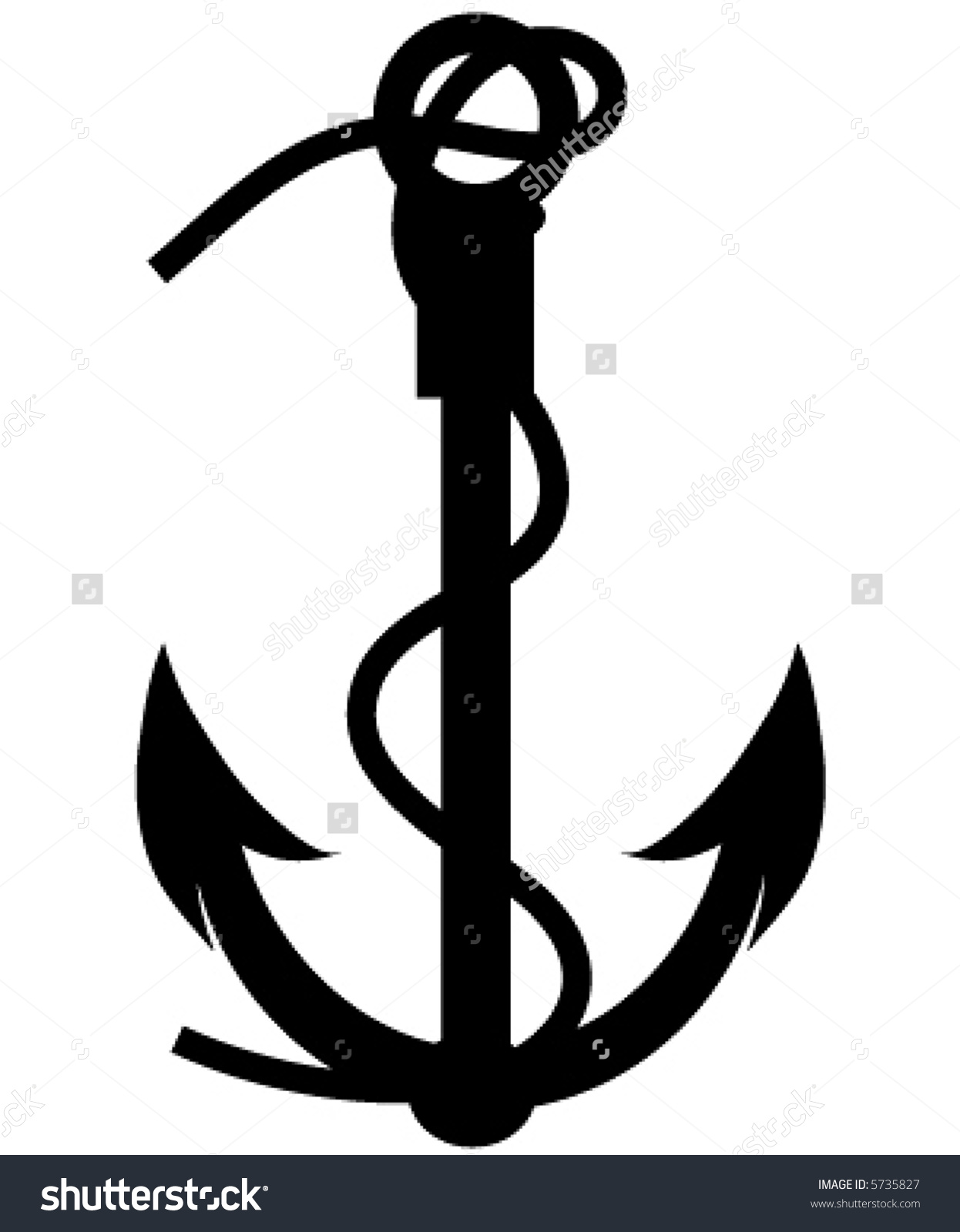 1246x1600 Anchor Vector Clipart