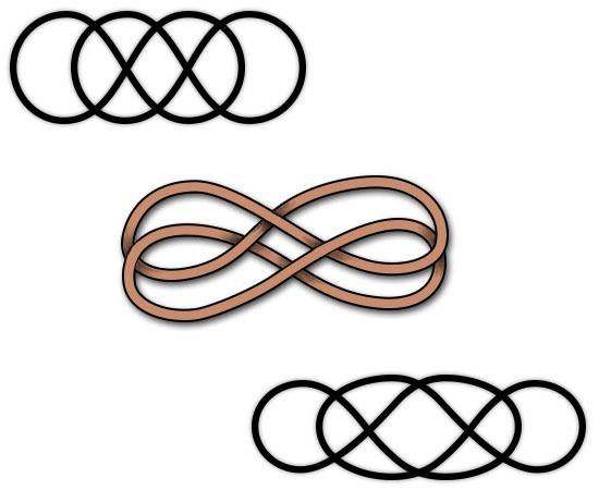 550x450 11 Really Awesome Infinity Symbol Tattoo Designs
