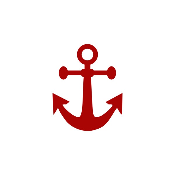 600x600 Anchor Clipart Red Anchor