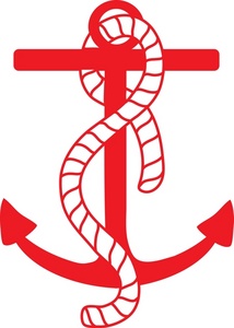 214x300 Red Anchor Clip Art