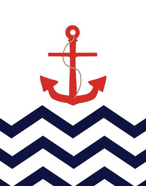 300x382 Anchor Clipart Chevron Anchor