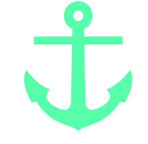 300x291 Seagreen Anchor Clip Art