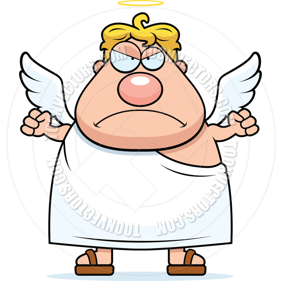 940x940 Cartoon Angel Angry By Cory Thoman Toon Vectors Eps