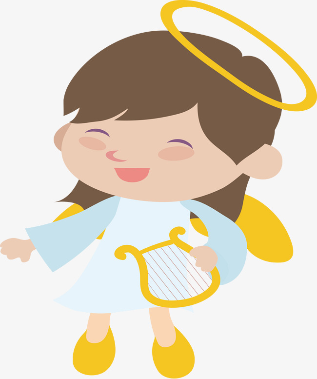 650x777 Cartoon Angel Girl, Girl, Angel, Cartoon Png And Vector For Free