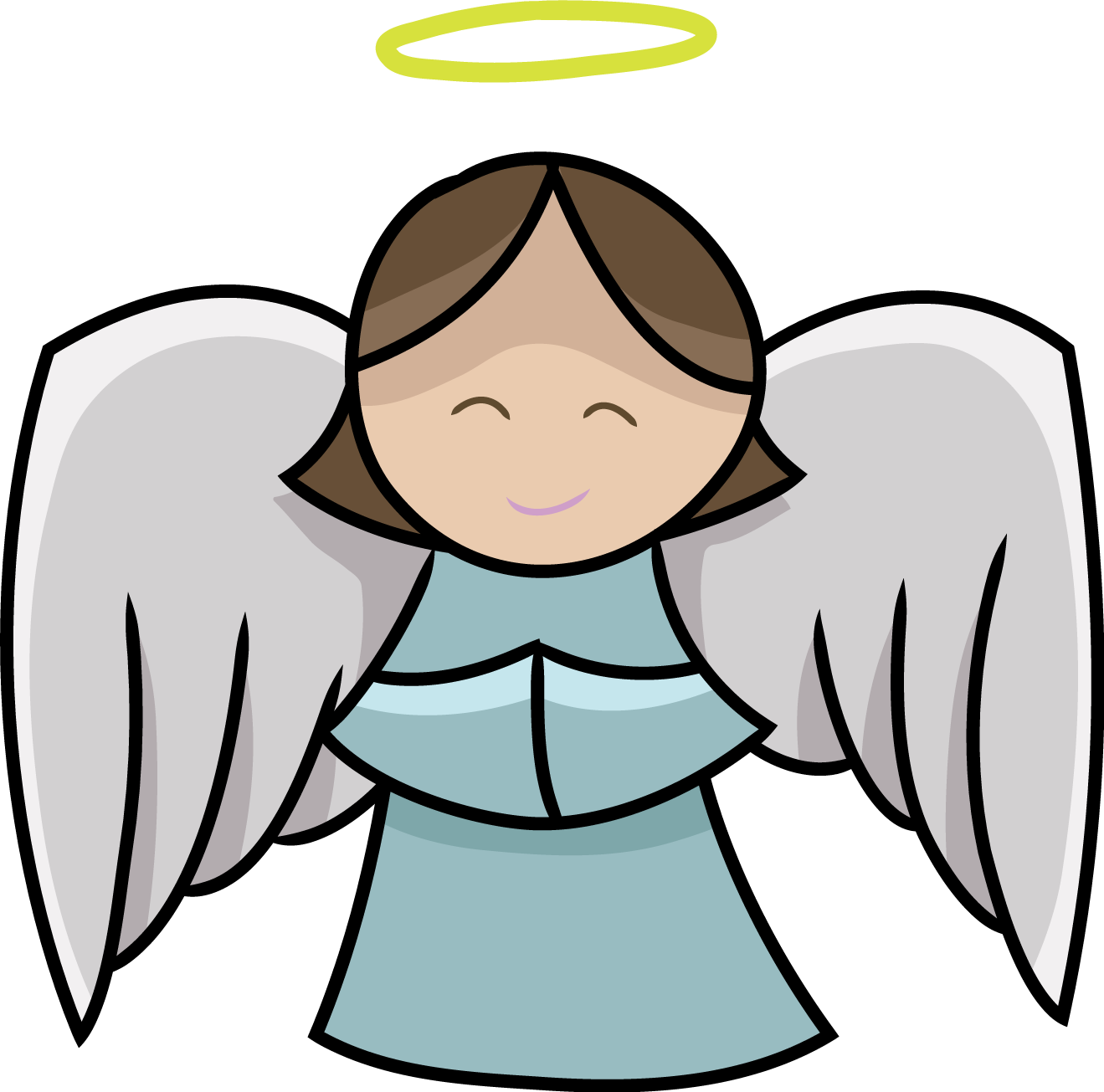1319x1305 Cute Angel Clipart